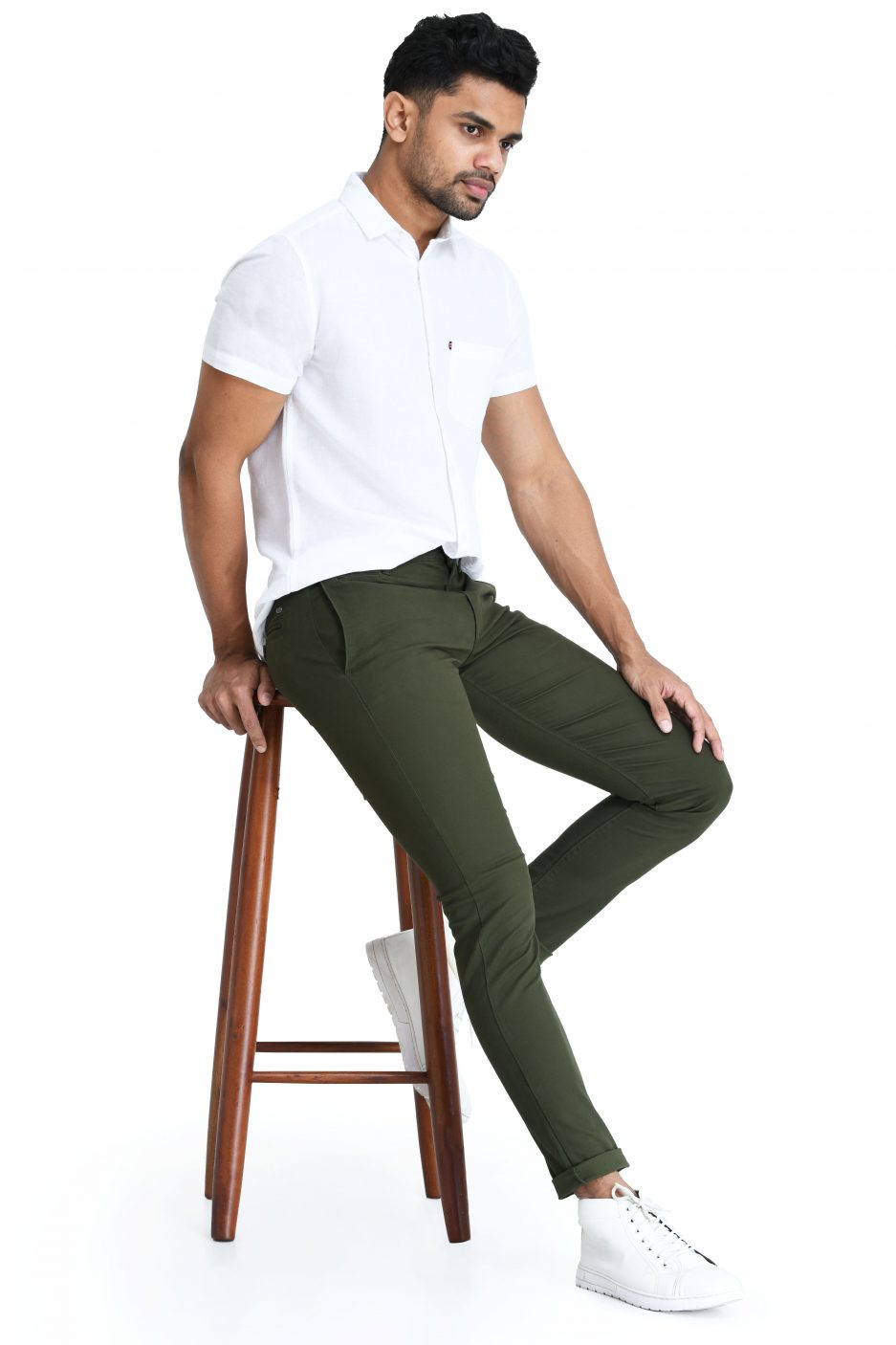 Men's Chino Pant- Dark Green – Moose Clothing Company