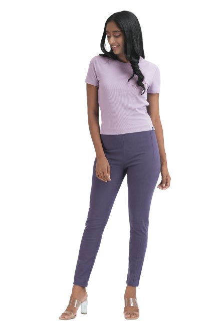 Washed Mid Waist Ladies Leggings, Casual Wear, Skin Fit at Rs 220